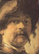 REMBRANDT Harmenszoon van Rijn Details of The Standard-earer (mk33) painting